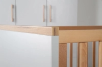 Chambre Roba Tobi - Gris clair / Bois