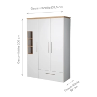 Chambre Roba Tobi - Gris clair / Bois