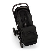 Chancelière Nuna + Moufles - Caviar