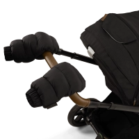 Chancelière Nuna + Moufles - Caviar