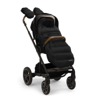 Chancelière Nuna + Moufles - Caviar