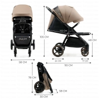 Poussette MITZY - Kinderkraft - beige