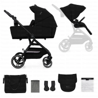 Poussette 2en1 YOXI - Kinderkraft - noir