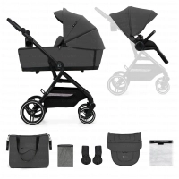 Poussette 2en1 YOXI - Kinderkraft - gris