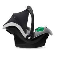 Poussette Kinderkraft Newly + Nacelle + Coque Auto Mink Pro - Moonlight Grey + Base