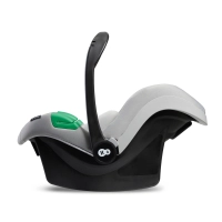 Poussette Kinderkraft Newly + Nacelle + Coque Auto Mink Pro - Moonlight Grey + Base