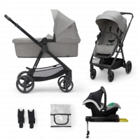 Poussette 4en1 NEWLY - Kinderkraft - gris