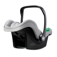 Poussette Kinderkraft Newly + Nacelle + Coque Auto Mink Pro - Moonlight Grey + Base