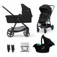Poussette Trio NEWLY MINK PRO - Kinderkraft - noir