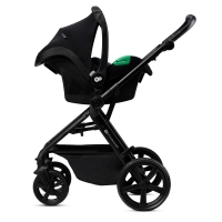 Poussette Trio NEWLY MINK PRO - Kinderkraft - noir