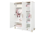 Chambre Bébé 3 Pièces Pinolino Lumi - Armoire 3 Portes