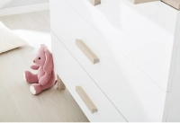 Chambre Bébé 3 Pièces Pinolino Lumi (Large) - Armoire 3 Portes