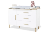 Chambre Bébé 3 Pièces Pinolino Lumi (Large) - Armoire 3 Portes