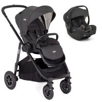Poussette Joie Versatrax + Coque Auto i-Gemm 3 - Shale