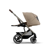 Poussette Cybex Balios S Lux 2 TPE - Almond Beige + Coque Auto Aton B2 - Steel Grey + Base One