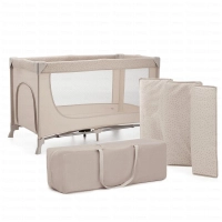 Lit parapluie 2en1 JOY 2 - Kinderkraft - beige