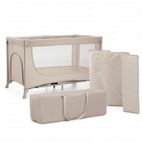 Lit parapluie 2en1 JOY 2 - Kinderkraft - beige