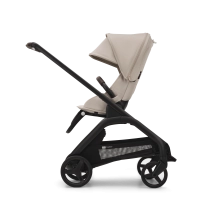 Poussette Bugaboo Dragonfly - Châssis Noir / Canopy Desert Taupe
