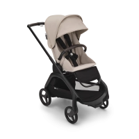 Poussette Bugaboo Dragonfly - Châssis Noir / Canopy Desert Taupe