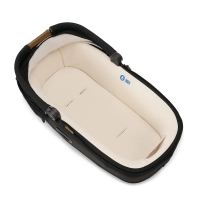 Poussette Nuna Mixx Next + Nacelle Cari Next + Coque Auto Pipa Next - Caviar/Chocolat + Base Next