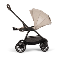 Poussette Nuna Triv Next - Biscotti + Nacelle Cari Next - Caviar + Coque Auto Pipa Next - Biscotti + Base Next