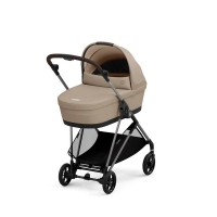 Poussette Cybex Melio 4 TPE + Nacelle - Almond Beige