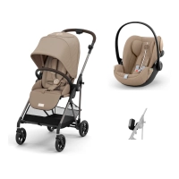 Poussette Cybex Melio 4 TPE- Almond Beige + Coque Auto Cloud G i-Size - Almond Beige (Plus)