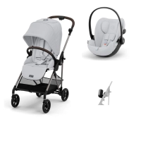 Poussette Cybex Melio 4 TPE- Fog Grey + Coque Auto Cloud G i-Size - Fog Grey