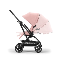 Poussette Cybex Eezy S Twist +2 BLK - Candy Pink + Nacelle Cybex Cot S - Moon Black