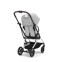 Poussette Cybex Eezy S Twist +2 BLK - Fog Grey + Nacelle Cybex Cot S - Fog Grey