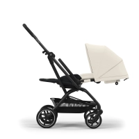 Poussette Cybex Eezy S Twist +2 BLK - Canvas White + Coque Auto Cloud G i-Size - Magic Black