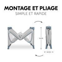 Lit Parapluie Hauck Dream N Play Plus - Blue