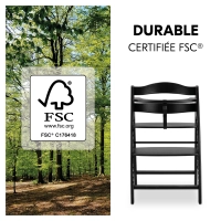 Chaise Haute Hauck Arketa - Beech Blackwashed