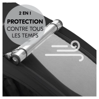 Remorque Vélo Hauck Dryk Duo Plus - Black