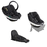 Système Beyond BeSafe Coque Auto 40-87cm Go Beyond + Siège Auto 61-125cm Beyond + Base Isofix - Anthracite Mesh