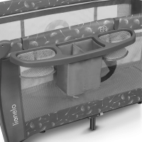 Lit Parapluie Lionelo Sven Plus - Grey Concrete