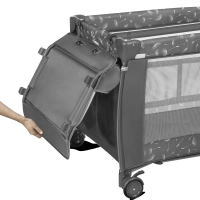 Lit Parapluie Lionelo Sven Plus - Grey Concrete