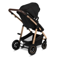 Poussette Lionelo Amber + Nacelle - Black Onyx