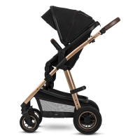 Poussette Lionelo Amber + Nacelle - Black Onyx