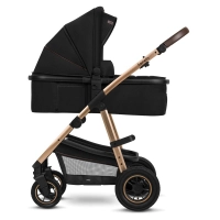 Poussette Lionelo Amber + Nacelle - Black Onyx