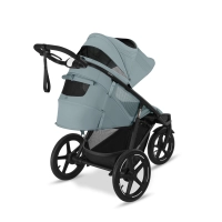 Poussette Cybex Avi Spin - Stormy Blue + Coque Auto Cloud G i-Size - Moon Black