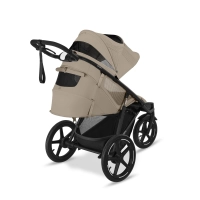 Poussette Cybex Avi Spin - Almond Beige + Coque Auto Cloud G i-Size - Moon Black