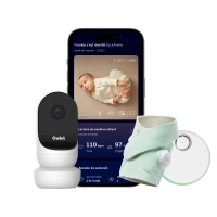 Babyphone Owlet Dream Sock - Mint + Cam 2 - Blanc