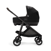 Poussette Nuna Swiv + Nacelle Cari Next + Coque Auto Pipa Next - Caviar + Base Next