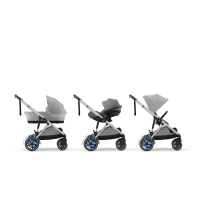 Poussette Double Cybex eGazelle S SLV - Stone Grey