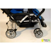 Poussette 4 Places Boutique Nounou - Bleu