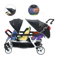 Poussette 6 Places Familidoo H6E - Multicolore