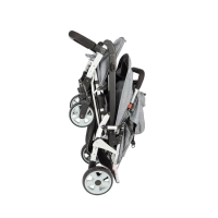 Poussette 3 Places Familidoo Lidoo H3E + Ergondrive - Full Grey