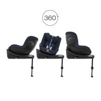 Siege Auto 61-105cm Cybex Sirona Gi i-Size Plus avec base incluse - Stormy Blue (Plus)