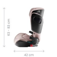 Siège Auto 100-150cm Britax Kidfix Pro M - Dusty Rose